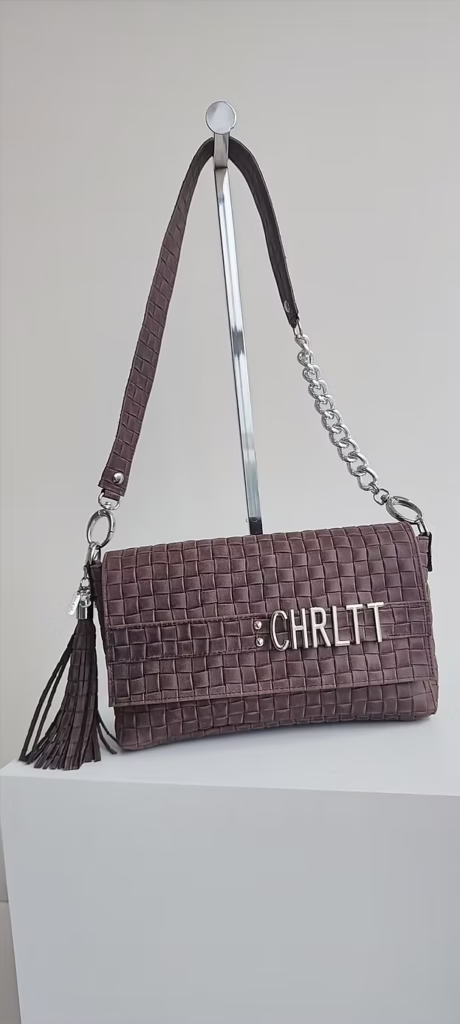 Bolso de noche de piel natural para eventos formales