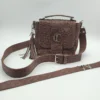 Bolso Roma 3 en 1 Charlotte Signature Choco Trenzado 6 ROMA choco uso al hombro