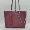 Bolso grande Paris Grand Charlotte Signature Bordeaux Anaconda 1 Bolso Grande Paris Grand de Piel