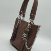 Paris Mini color chocolate acabado reptil elegante