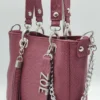 Bolso grande Paris Petit Charlotte Signature Bourdeaux Anaconda 6 Bolso mediano Paris Petit bordeaux piel grabada anaconda