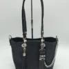 Bolso grande Paris Petit Charlotte Signature Negro Anaconda 2 Paris Petit negro textura efecto reptil elegante