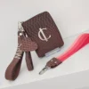 Cartera piel Mini Verona Charlotte Choco Anaconda Cartera pequeña de piel Mini Verona