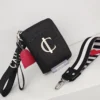 Cartera piel Mini Verona Charlotte Negro acabado pelo 2 Cartera pequeña Mini Verona negra piel con pelo