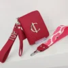 Cartera piel Mini Verona Charlotte Rojo Piramidal 3 Cartera pequeña Mini Verona roja en piel vacuna piramidal