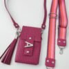 IMG_20231109_141537730 Porta móvil fucsia cuero piramidal Charlotte Signature