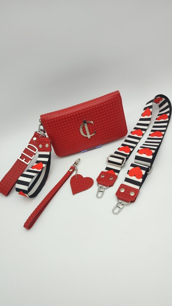 Cartera Verona roja bandolera porta movil 1 Verona