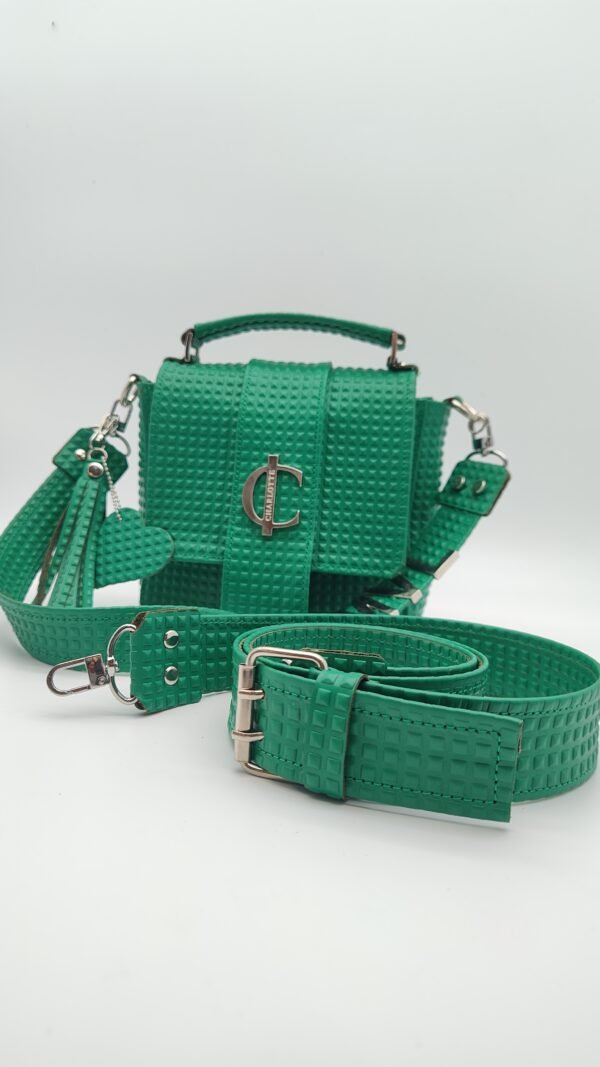 Bolso-Roma-3-en-1-Charlotte-Signature-VERDE-Piramidal1 Roma Signature