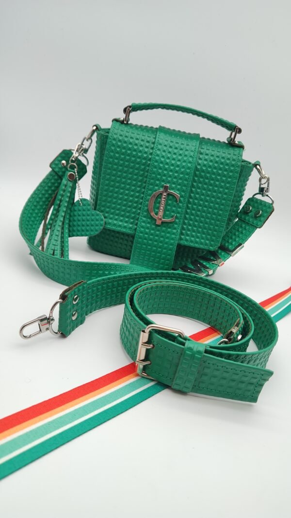 Bolso-Roma-3-en-1-Charlotte-Signature-VERDE-Piramidal2 Roma Signature