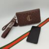 Cartera Verona Choco trenzado bandolera y porta mobil 2 Verona