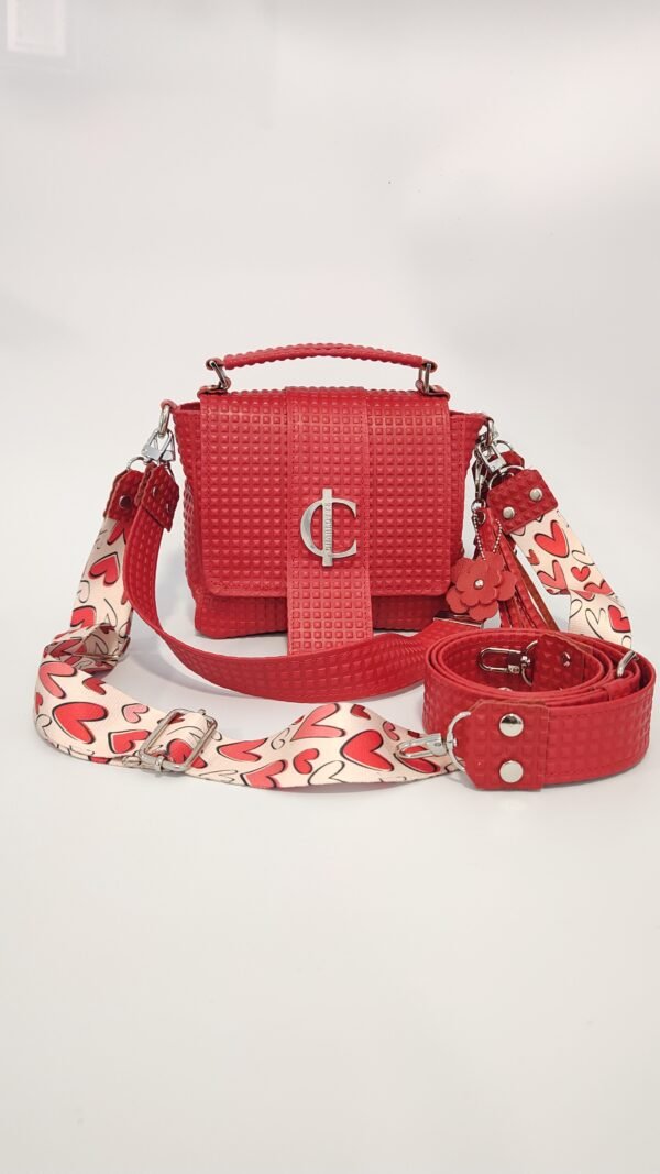 Bolso-Roma-3-en-1-Charlotte-Signature-ROJA-Piramidal2 Roma Signature