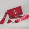 Cartera Charlotte Signature Cartera roja porta mobil y bandolera
