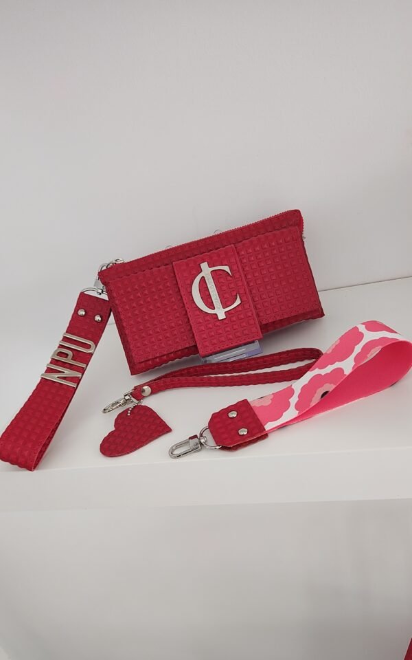 Cartera Charlotte Signature Cartera roja porta mobil y bandolera