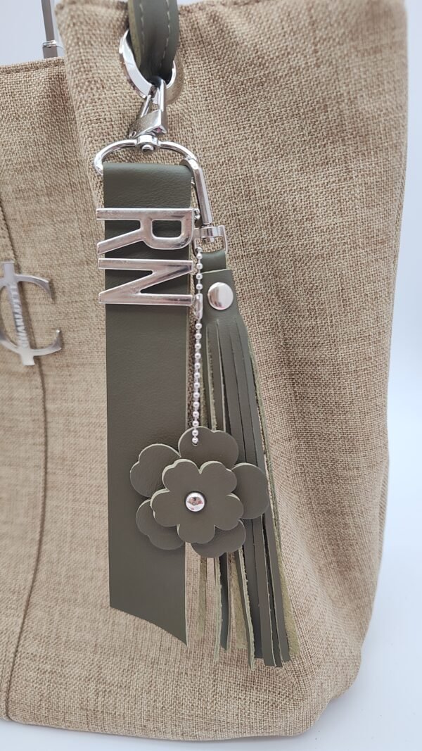 Accesorio personalizado para bolso en piel argentina Charms Personalizados