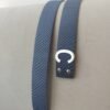 Cinturon personalizado charlotte sacas azul Cinturón Personalizado de Piel