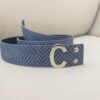Cinturon personalizado charlotte sacas azul 3 Cinturón Personalizado de Piel